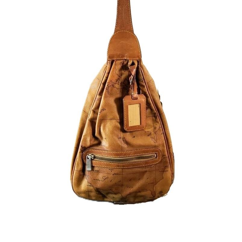 Alviero Martini Alviero Martini 1A Classe Geo Classic Map Leather Sling Bag Size ONE SIZE - 7 Thumbnail
