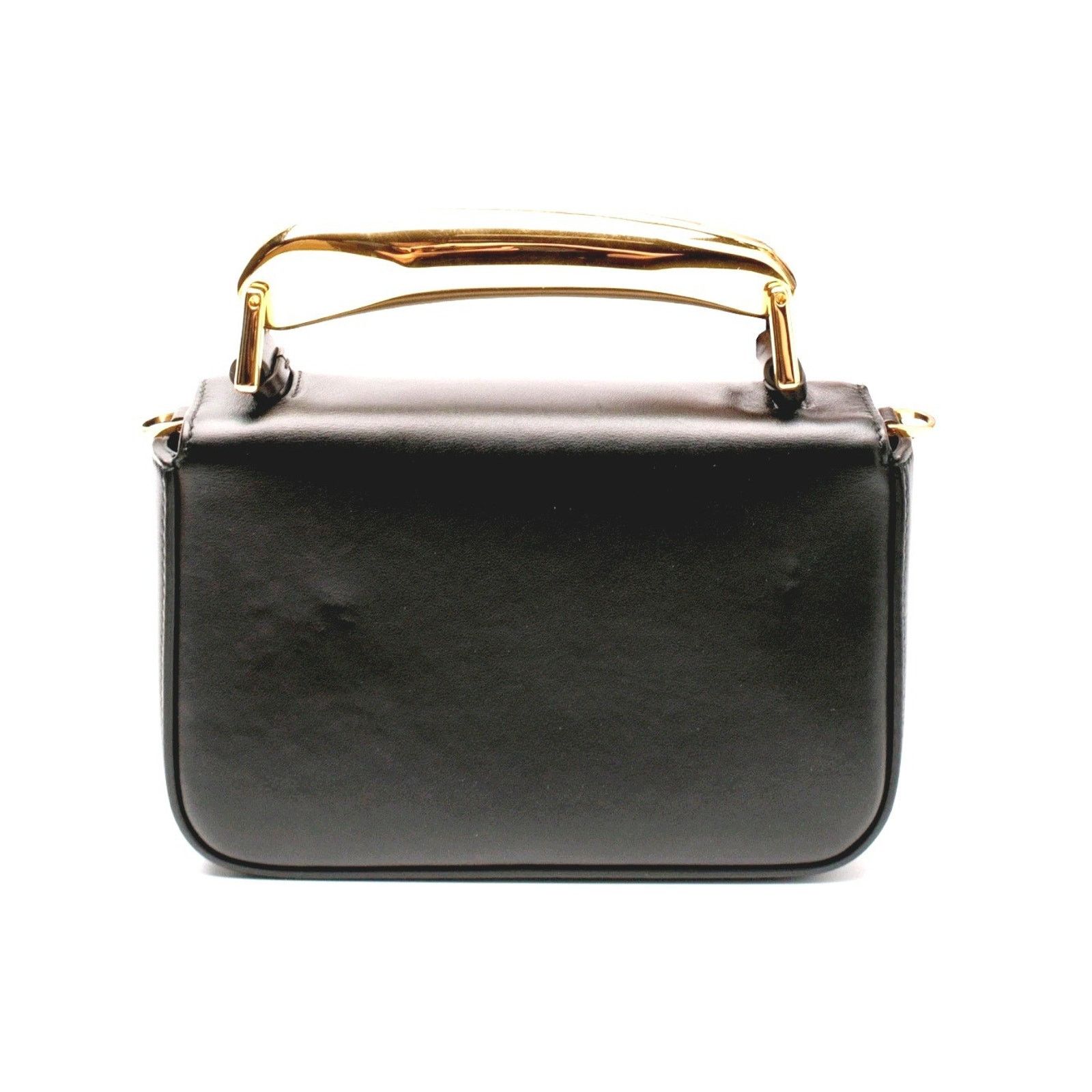 Tom Ford RRP$3200 TOM FORD Leather Satchel Bag Logo Metal Handle Size ONE SIZE - 3 Thumbnail
