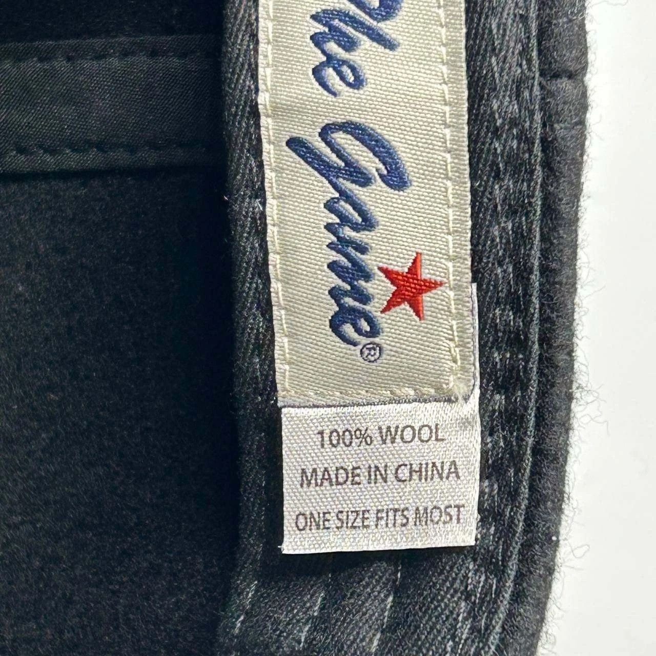 The Game Jackson Hole Hat Men Black Embroidered Strap Back Wool Size ONE SIZE - 6 Thumbnail