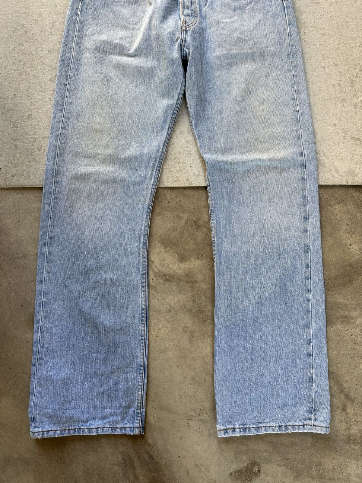 Levi's Vintage Clothing W32 L31 🔥🔥 Vintage Y2K LEVI’S 501 Blue Washed Denim Pants Size US 32 / EU 48 - 5 Thumbnail