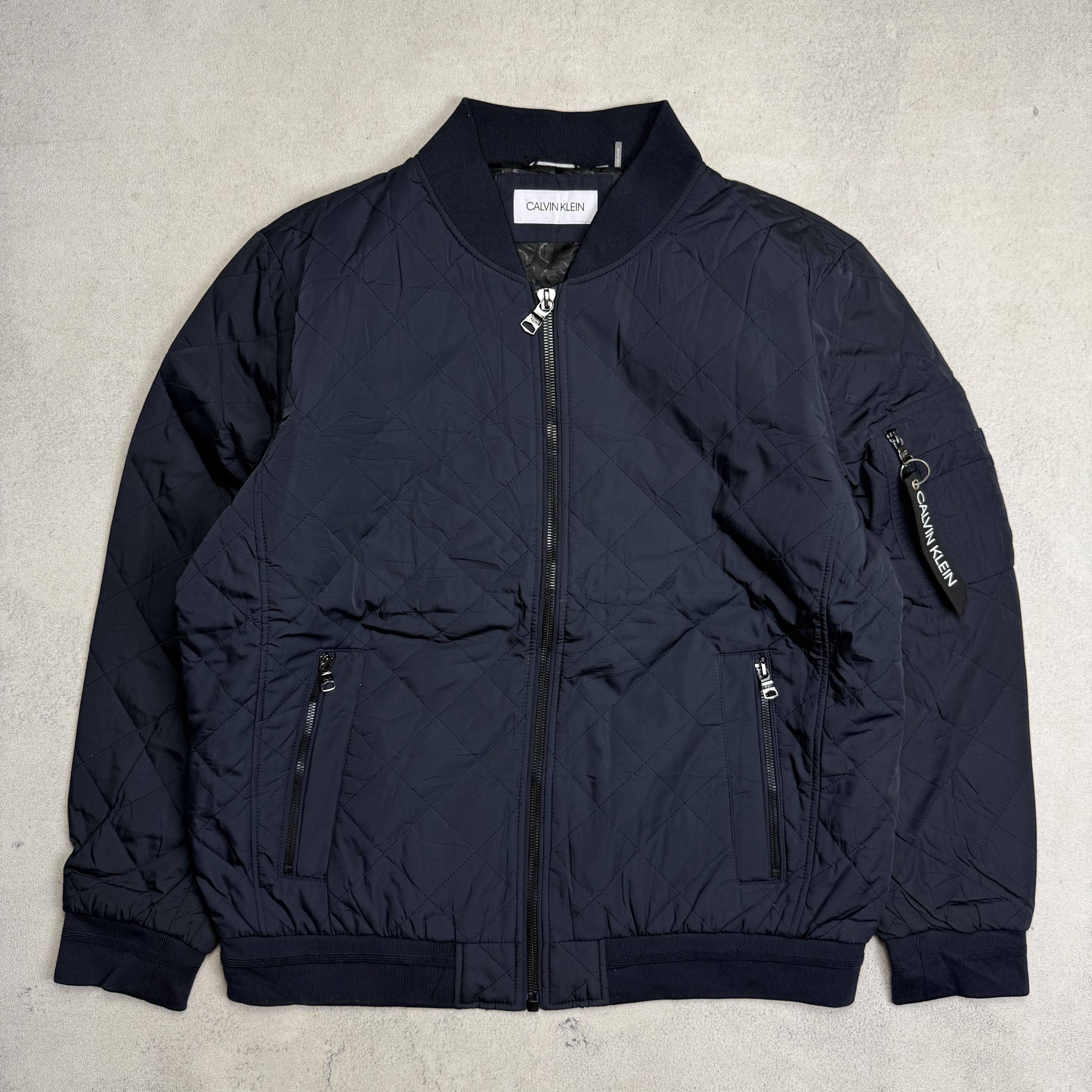 Calvin Klein Calvin Klein Quilted Baseball Varsity Bomber Jacket Size US L / EU 52-54 / 3 - 2 Thumbnail