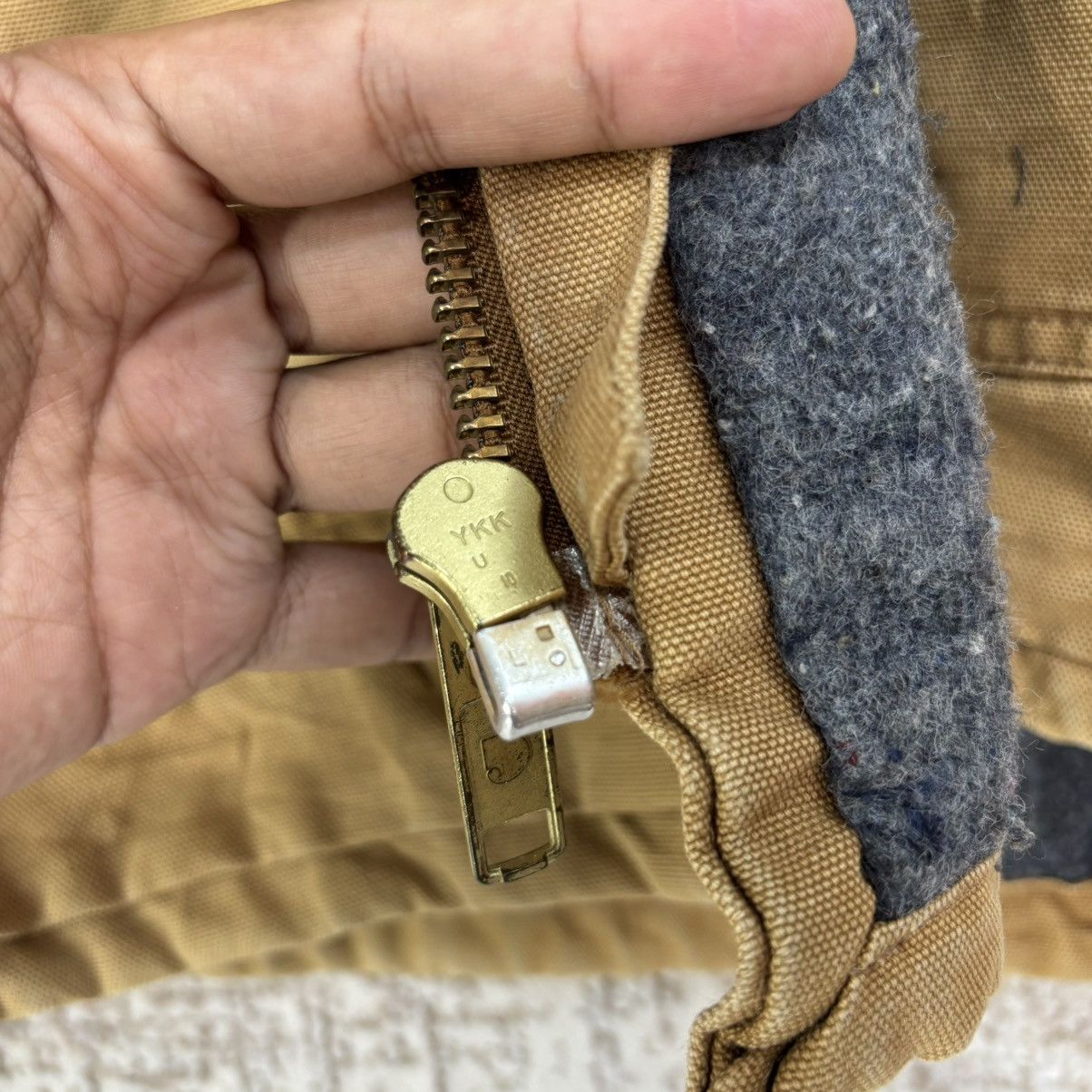 Carhartt × Vintage Vintage Carhartt Detroit Blanket Lined Jacket Size US M / EU 48-50 / 2 - 14 Thumbnail