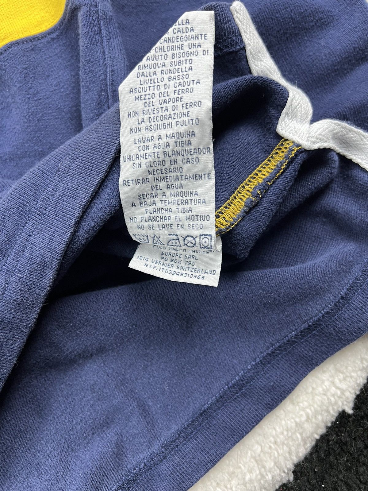 Ralph Lauren Vintage Polo Ralph Lauren #6 Rugby Team Y2K Long Sleeve Size US M / EU 48-50 / 2 - 7 Thumbnail