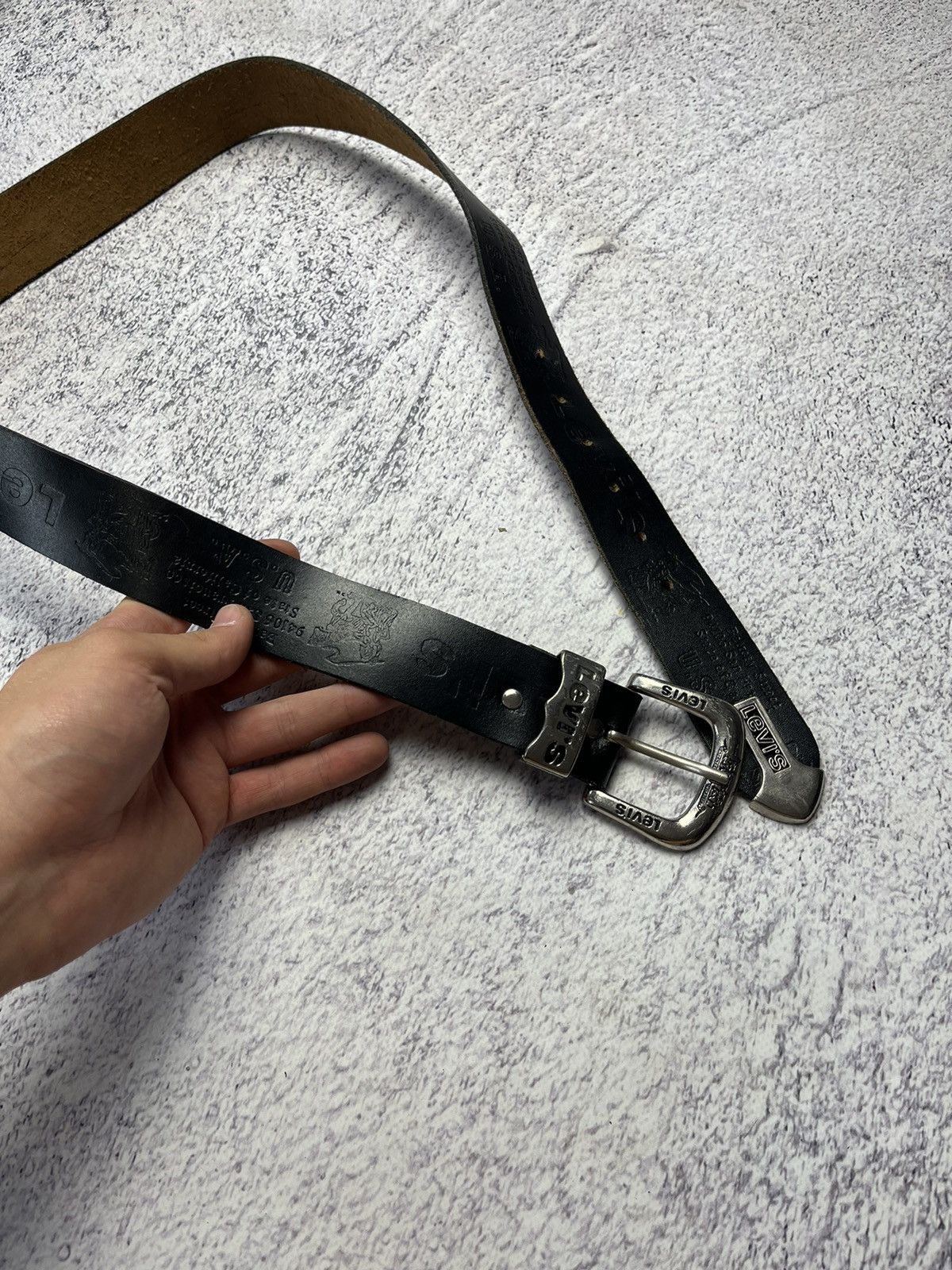 Levi's Vintage Levi’s Belts Leather Japanese Brand Y2K streetwear Size ONE SIZE - 11 Thumbnail