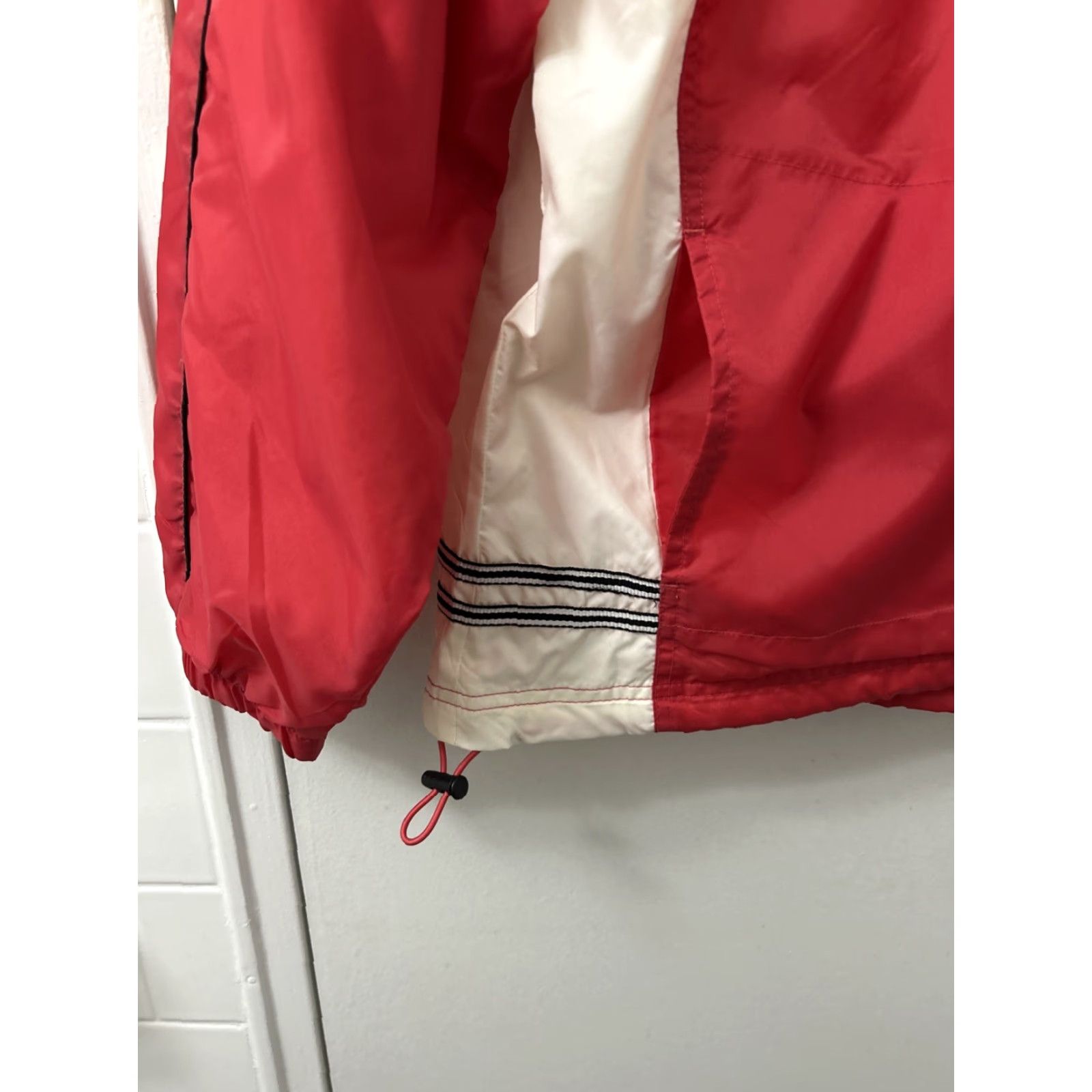Wilson Wilson Jacket Mens M Red White Full Zip Lightweight Windbreaker Pockets Tennis Size US M / EU 48-50 / 2 - 6 Thumbnail