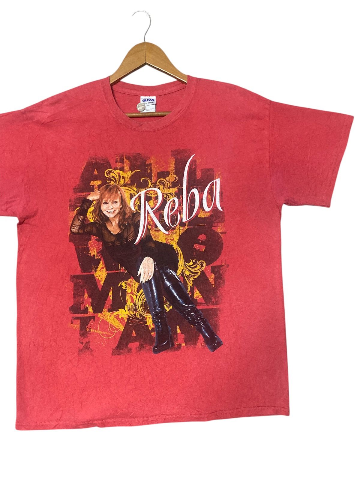 Band Tees × Vintage 💸BINDING OFFER💸VINTAGE REBA SINGER BAND SHIRT TEE💥 Size US L / EU 52-54 / 3 - 2 Thumbnail