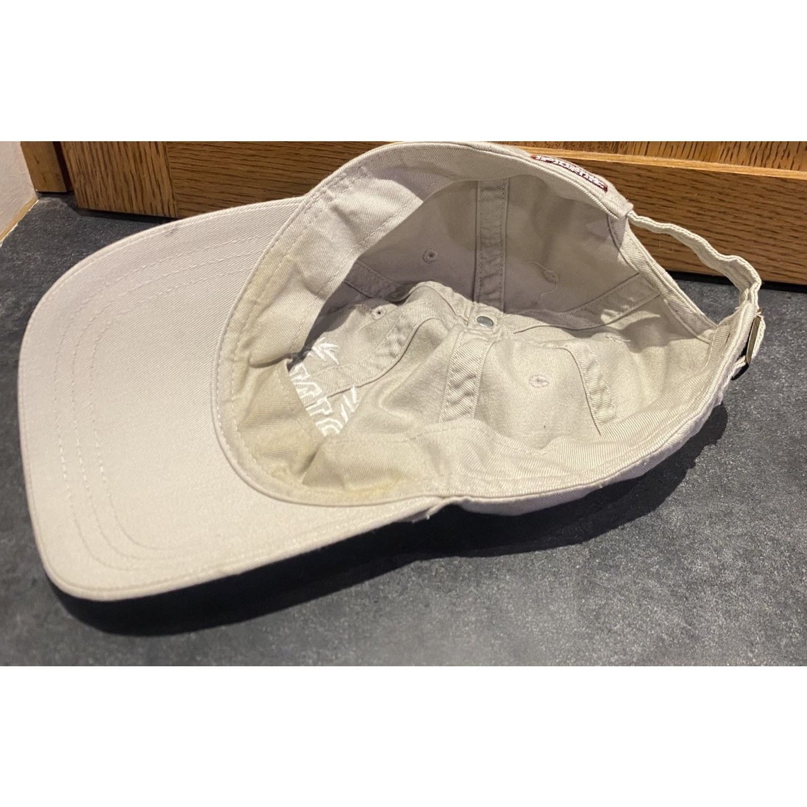 Victoria's Secret Victoria Secret Pink Strapback Dad Hat Beige Adjustable Size ONE SIZE - 3 Thumbnail