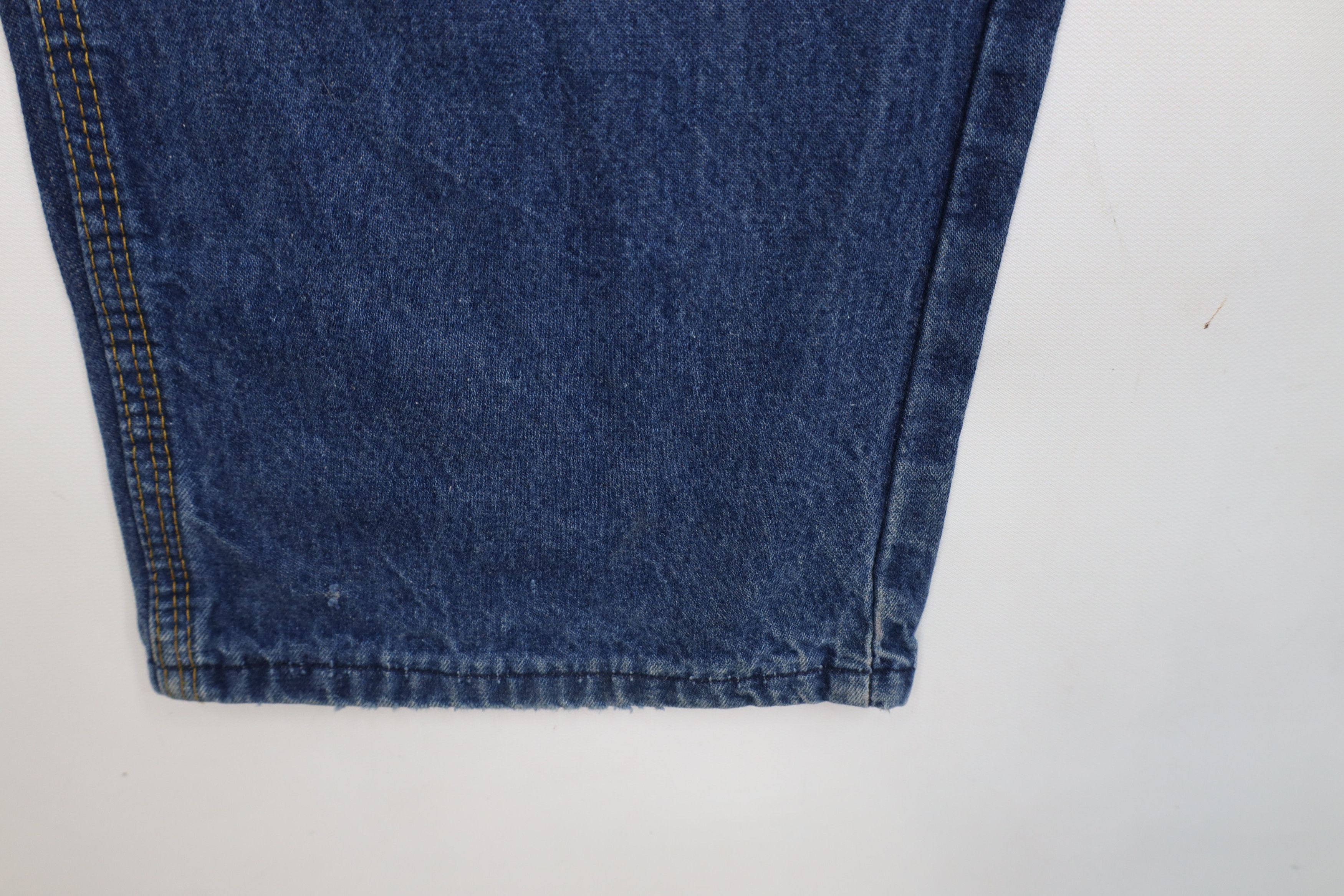Vintage Vintage 70s Streetwear Wide Leg Dungaree Denim Jeans USA Size US 36 / EU 52 - 6 Thumbnail