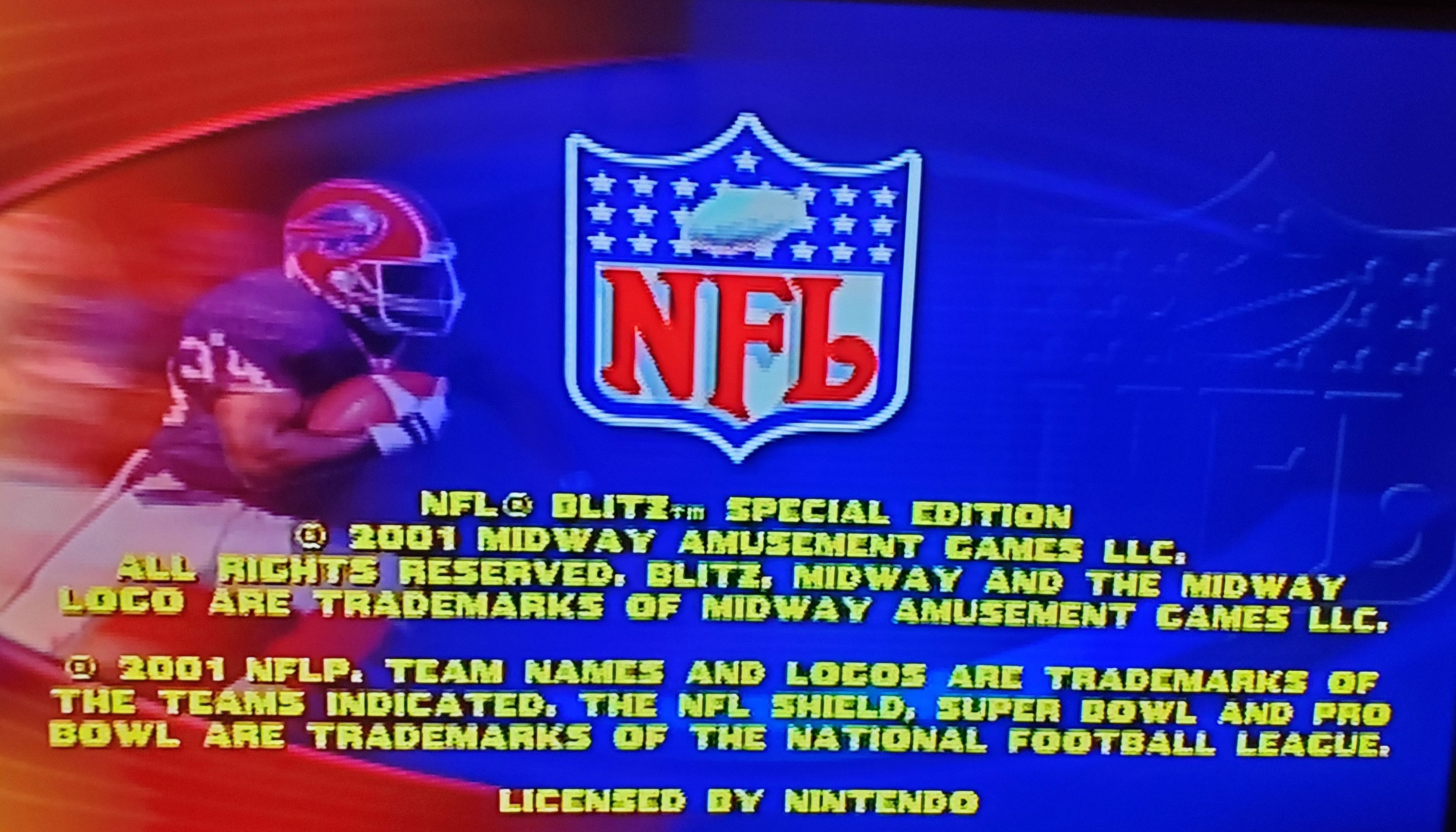 Nintendo NFL Blitz N64 Nintendo 64 Video Game Cartridge 1998 Size ONE SIZE - 3 Thumbnail