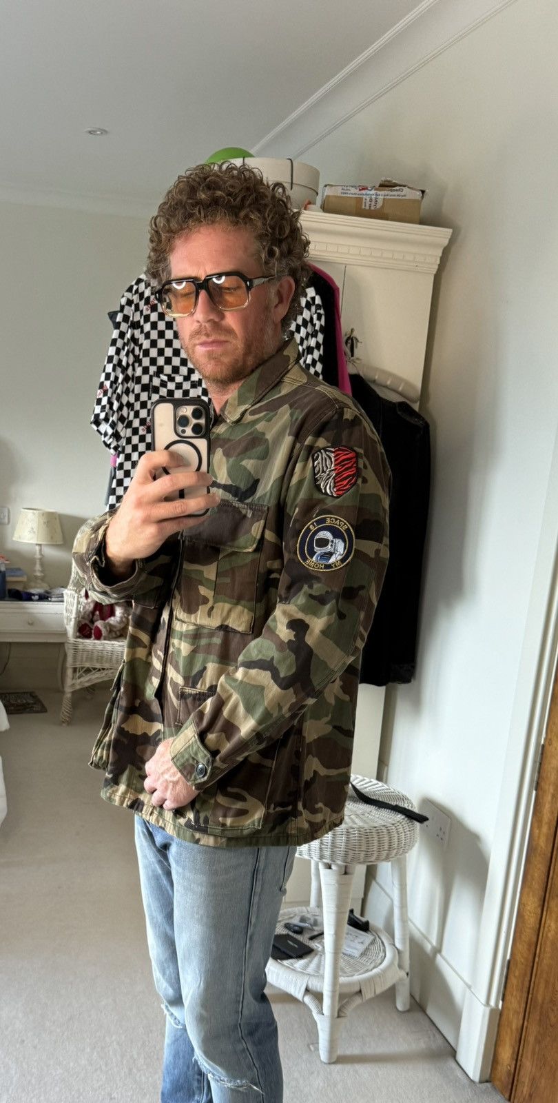 Saint Laurent Paris SS16 Saint Laurent camo yeah baby jacket Hedi Slimane L surf Size US L / EU 52-54 / 3 - 7 Thumbnail