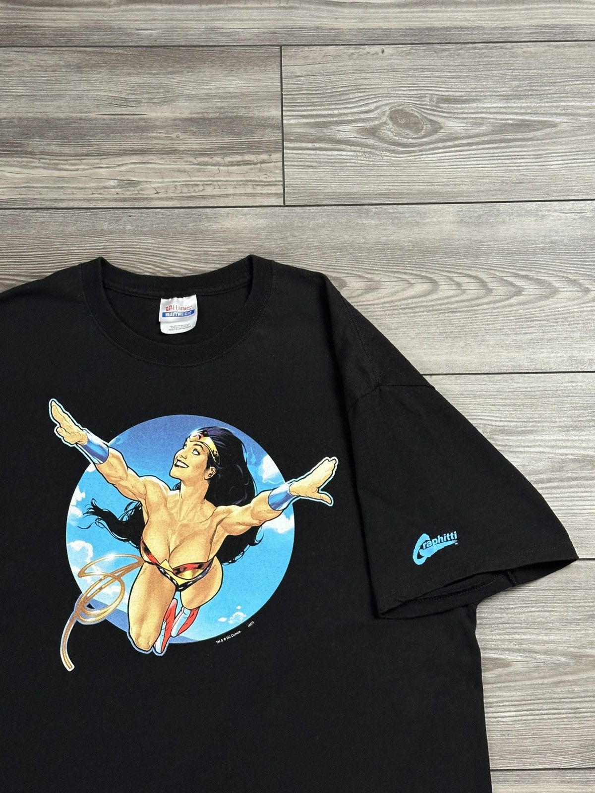 DC Comics × Vintage Y2K Wonder Woman DC Comics T Shirt Size US XL / EU 56 / 4 - 3 Thumbnail