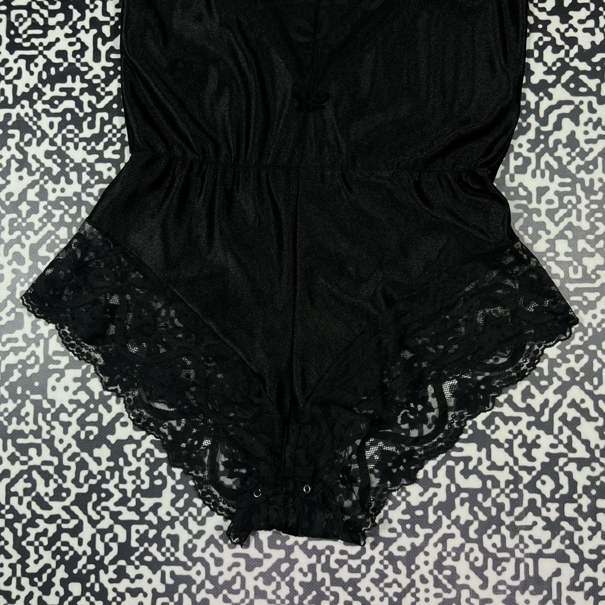 Vintage Vintage 90s Sexy Mesh Bodysuit Retro Sleepwear Nightie Style Size M / US 6-8 / IT 42-44 - 7 Thumbnail