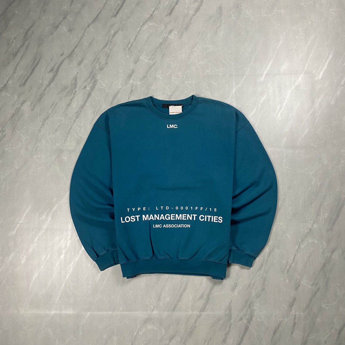 Japanese Brand Lost Management Cities LMC Boxy Crewneck Size US L / EU 52-54 / 3 - 1 Thumbnail