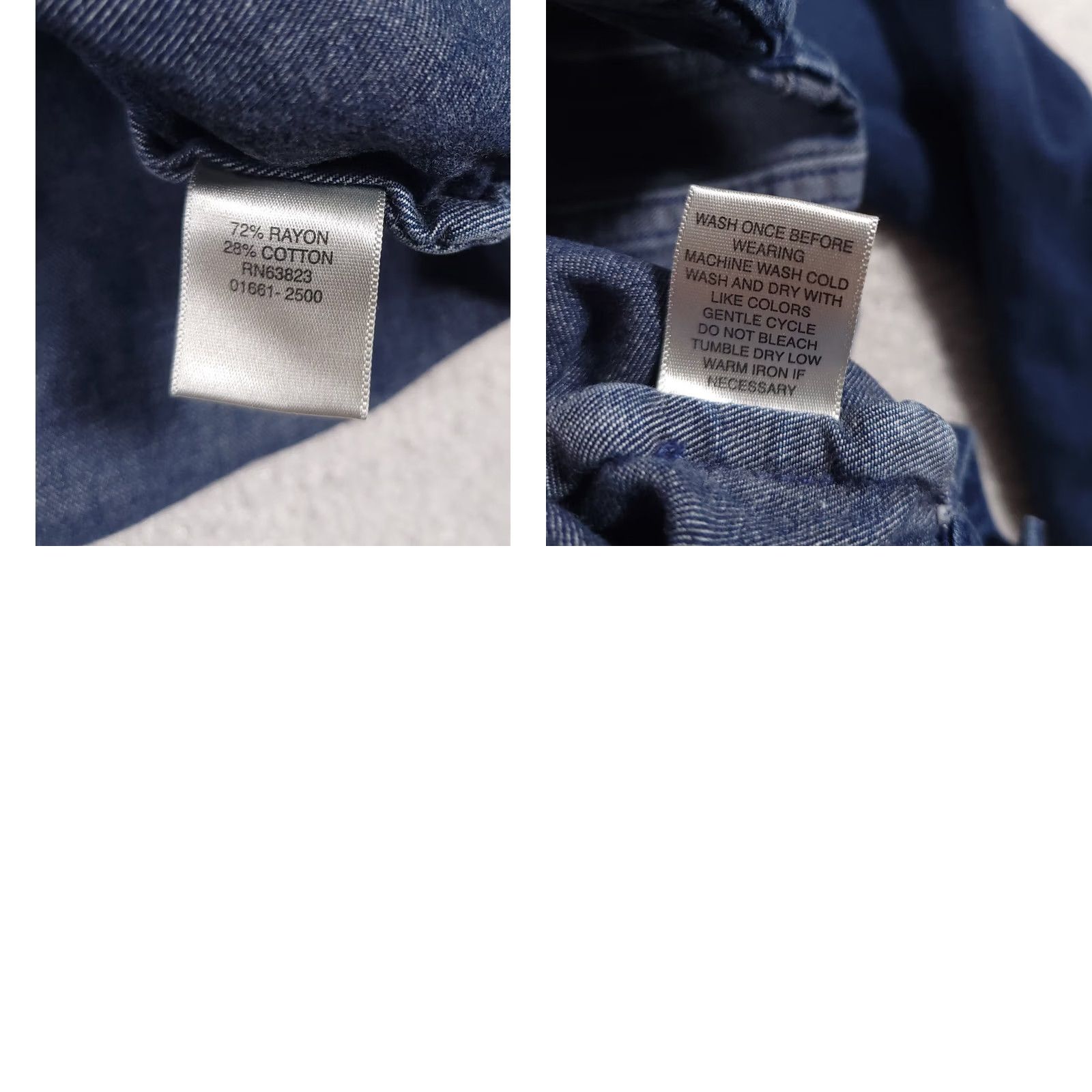 Vintage Christopher & Banks Jean Jacket Women's Large Long Sleeve Collared Western Denim Blue Jacket Size L / US 10 / IT 46 - 9 Thumbnail