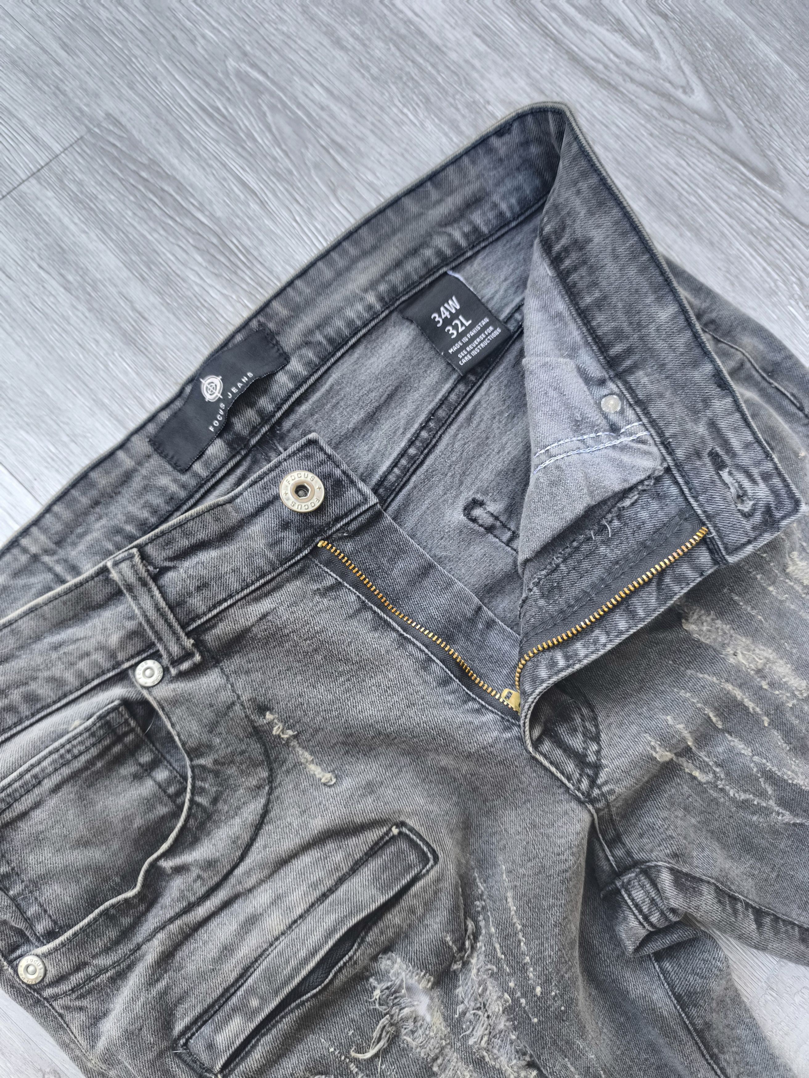 Japanese Brand × KMRii × Le Grande Bleu (L.G.B.) Biker Jeans rockers slim fit Size US 34 / EU 50 - 5 Thumbnail