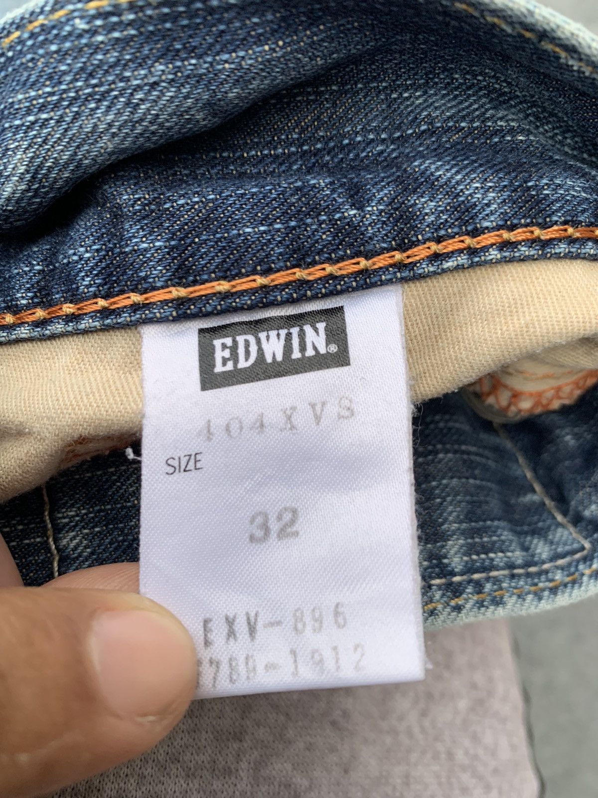 Edwin Edwin Vintage Faded Straight Fit Japanese Denim Jeans Size US 33 - 11 Thumbnail