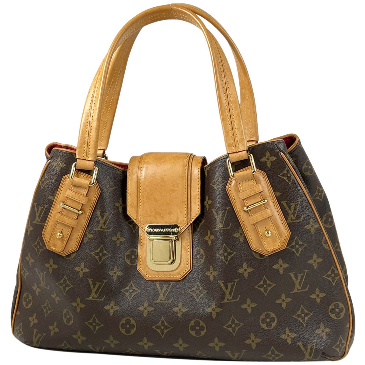 Louis Vuitton Griet Handbag Monogram Brown