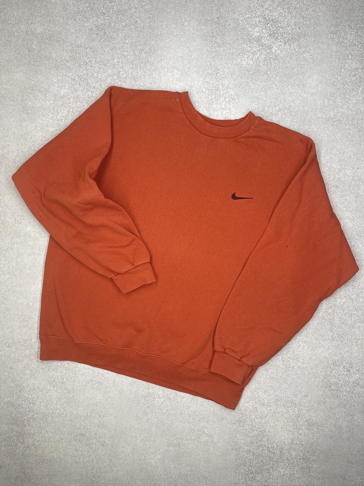 Rare Vintage Nike Sweatshirt Orange Drill Y2K ACG TECH