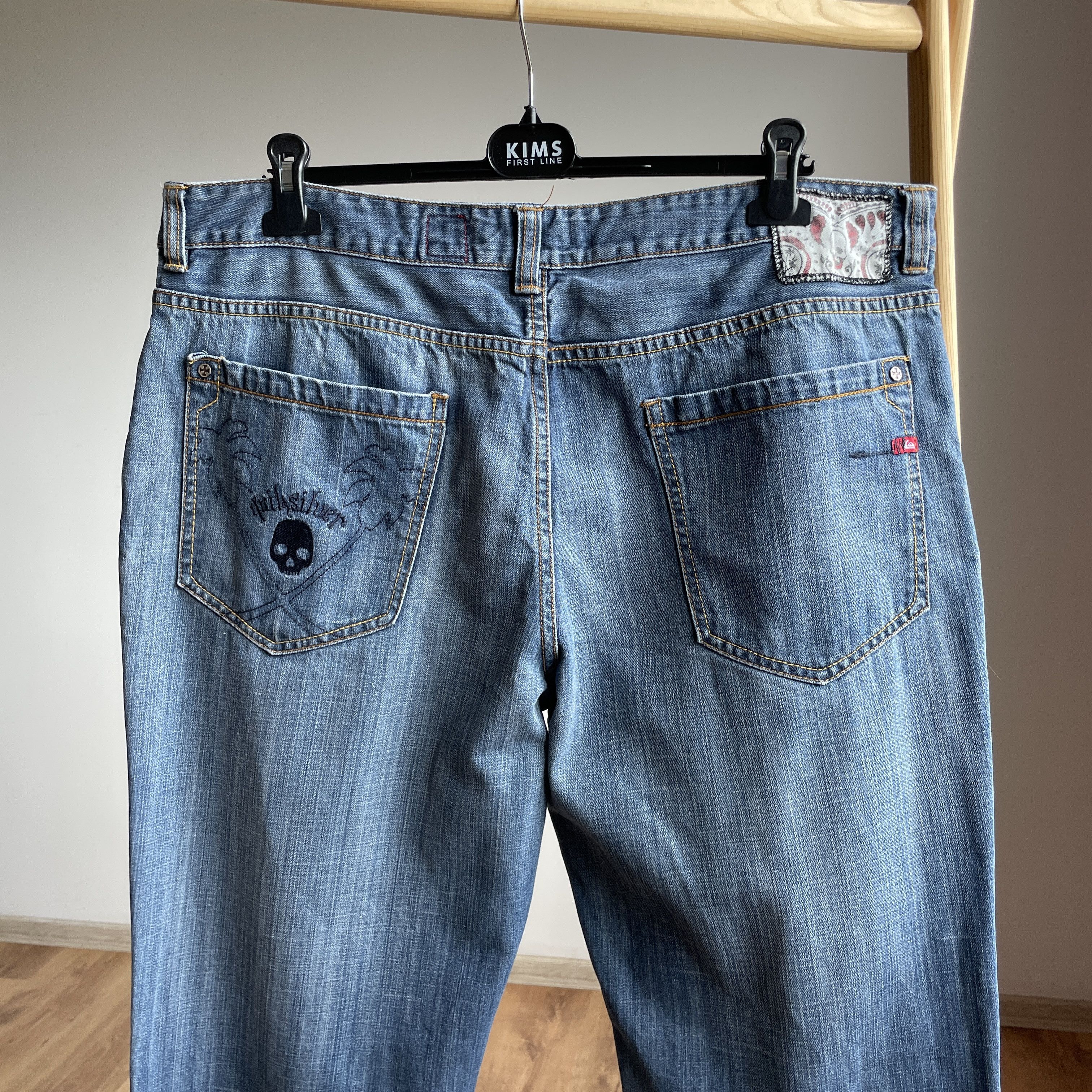 Quiksilver × Vintage Quiksilver Vintage Y2K Wide Leg Baggy Denim Size 40 Size US 40 / EU 56 - 4 Thumbnail