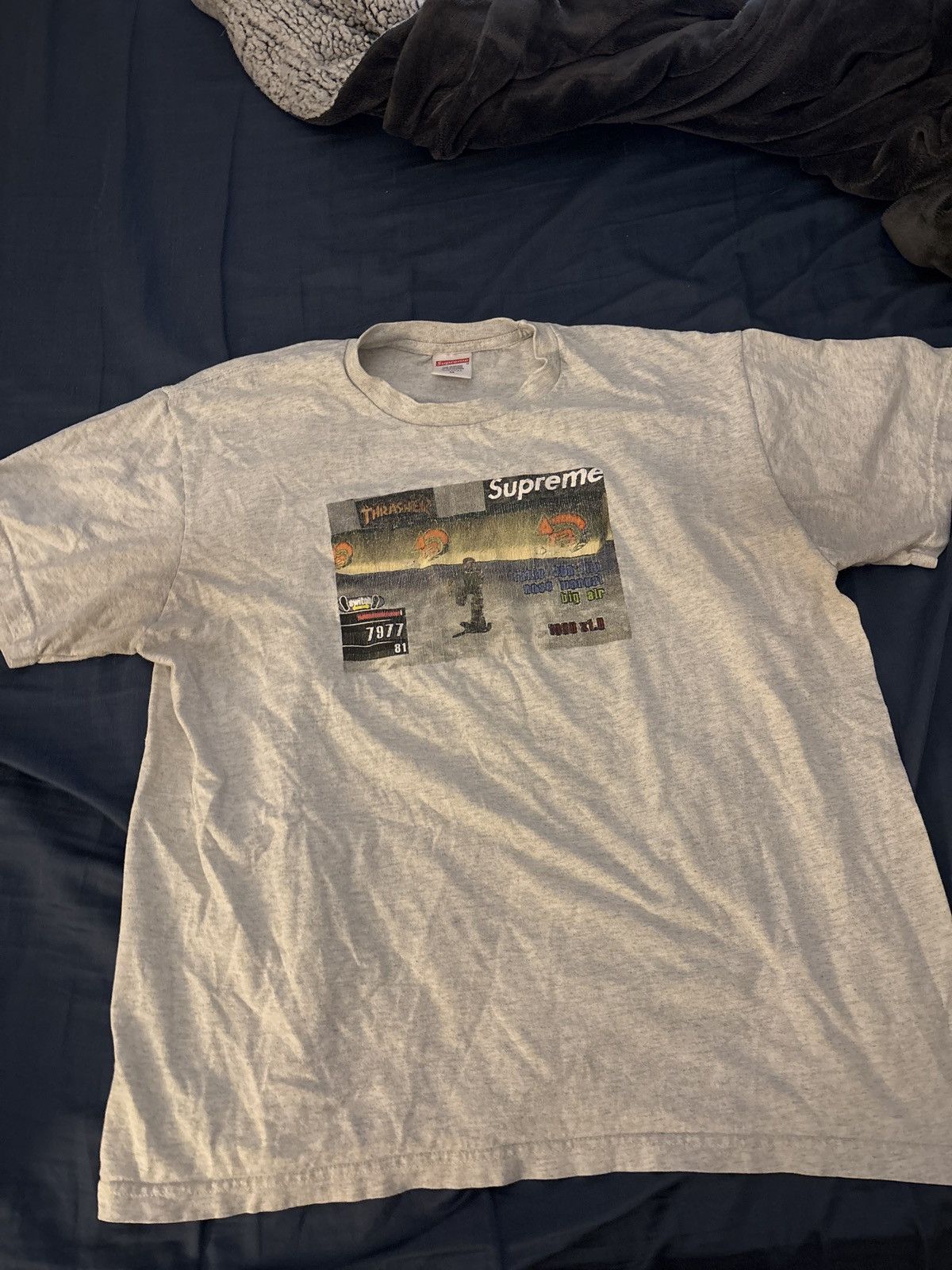 Tシャツ・カットソー Supreme x Thrasher Game T-Shirt Ash Grey Buy Supreme x Thrasher Game Tee 'Ash Grey' - FW21T12 ASH