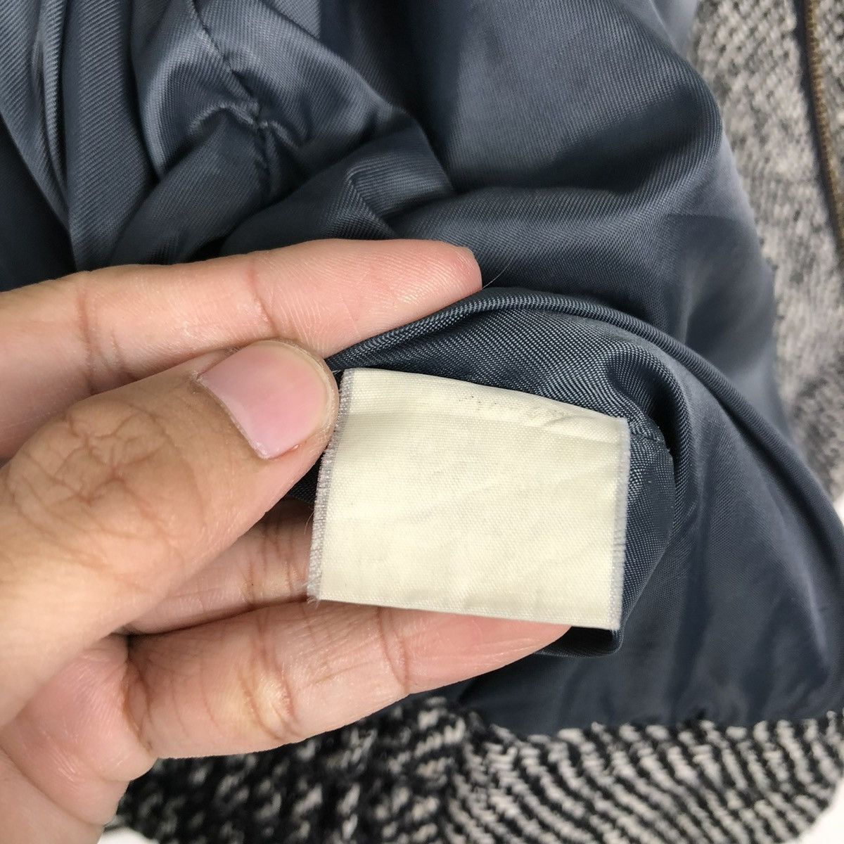 Japanese Brand 🔥80’s Intermezzo Issey Miyake Herringbone Bomber Jacket Size US L / EU 52-54 / 3 - 21 Thumbnail