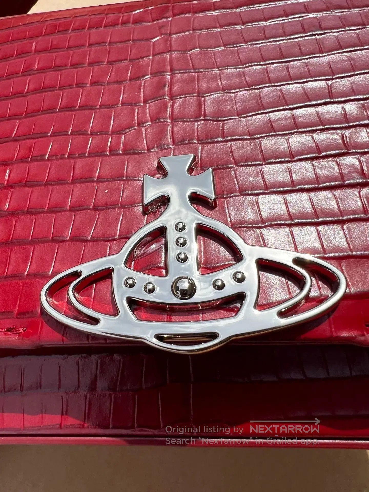 Vivienne Westwood Vivienne Westwood Hazel Red Chain Shoulder Bag. Size ONE SIZE - 6 Thumbnail