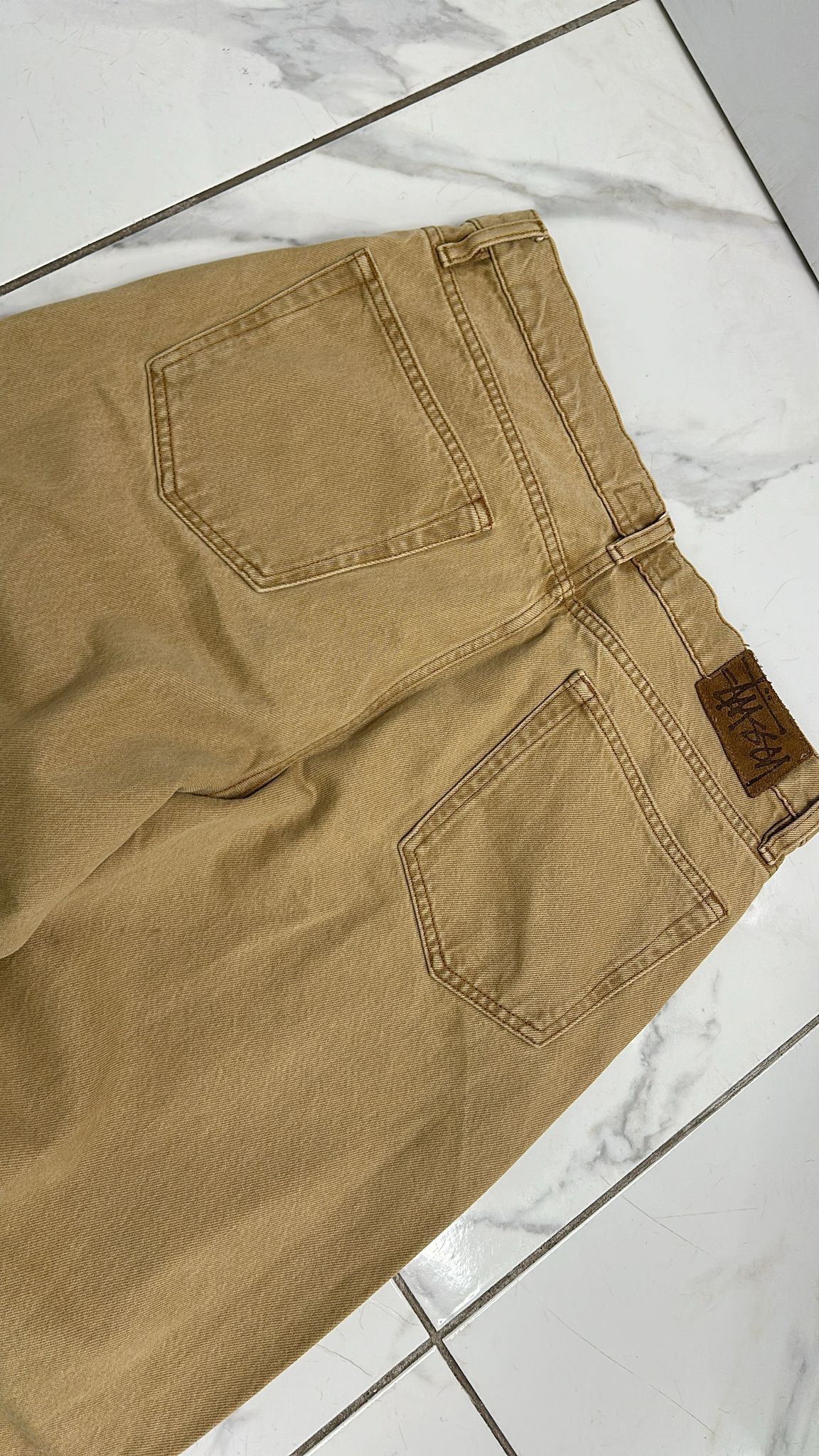 Stussy × Vintage Stüssy Classic Jean Sand Size 34 Size US 34 / EU 50 - 4 Thumbnail