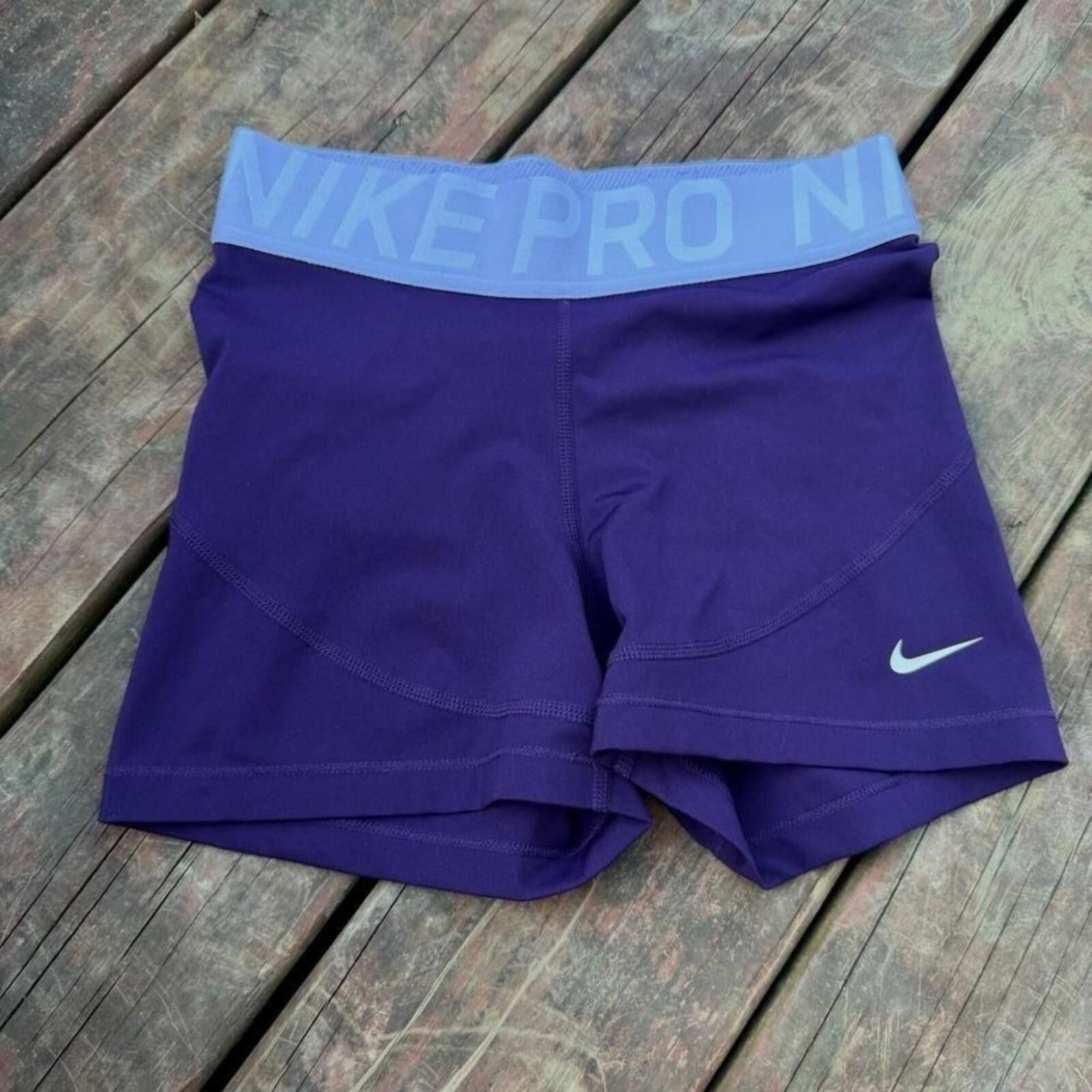 Nike Nike Pro Dri-FIT Womens Purple Compression Size 27" / US 4 / IT 40 - 1 Thumbnail