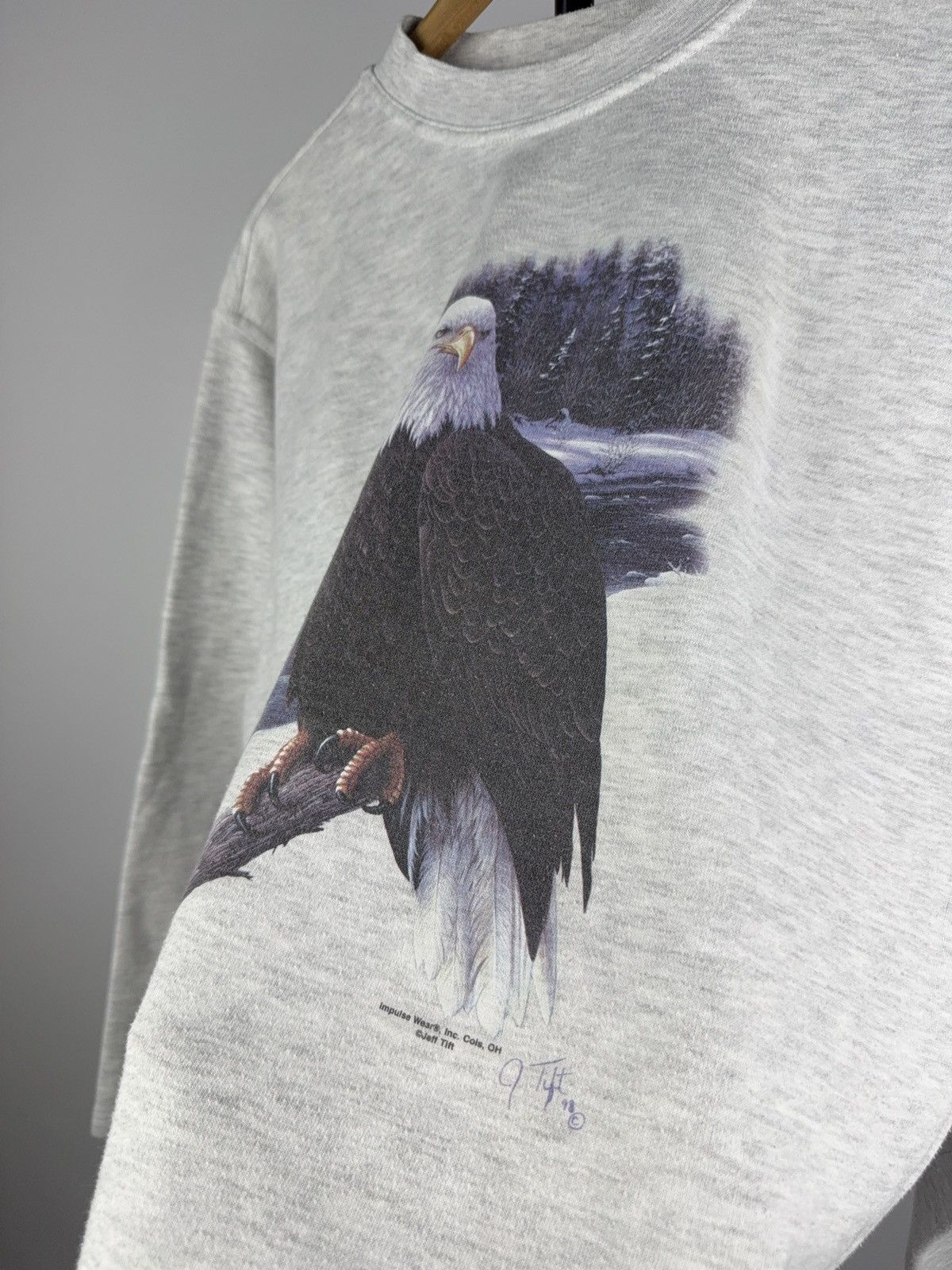 The Mountain Vintage 1998 Retro Logo USA Native Eagle Sweatshirt y2k 90s Size US S / EU 44-46 / 1 - 3 Thumbnail