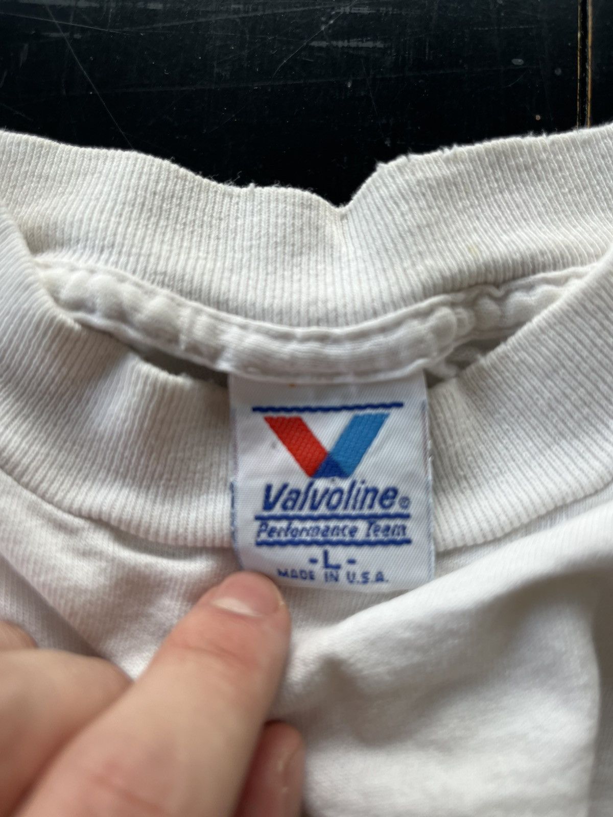 Vintage Vintage Valvoline Performance Team T-Shirt Size US L / EU 52-54 / 3 - 3 Thumbnail