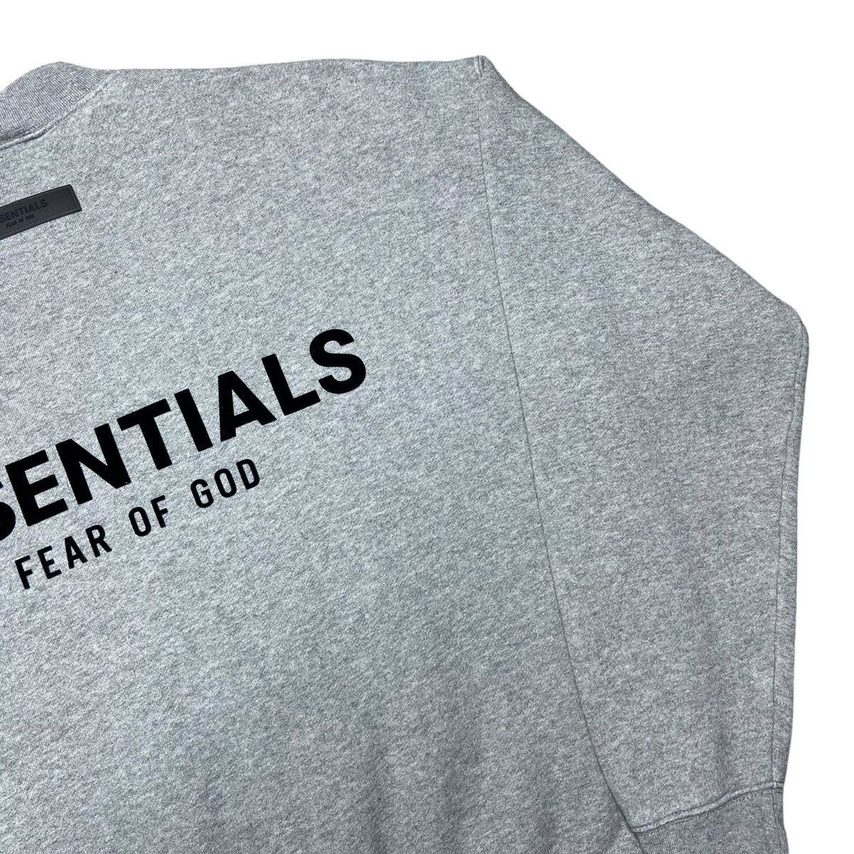 Fear of God Essentials Fear Of God Gray Spell Out Pullover Sweatshirt Size US XXS / EU 40 - 18 Thumbnail