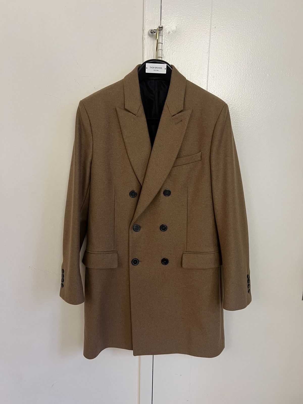 AMI AMI ALEXANDRE MATTIUSSI Wool Double Breasted Coat Size US M / EU 48-50 / 2 - 1 Thumbnail