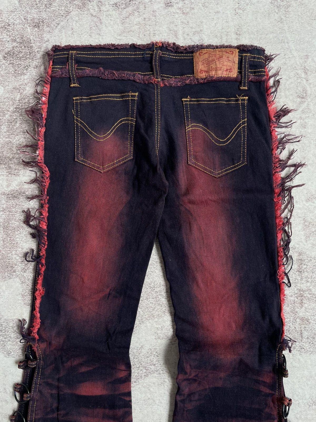 Japanese Brand Vintage Y2K Guppys Flare LGB Style Denim Pants Size US 28 / EU 44 - 4 Thumbnail
