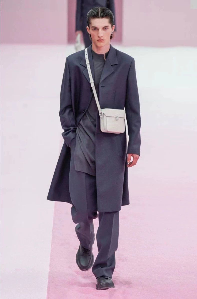 Dior Dior 20ss haze blue wool coat 2501-Nextarrow Size US S / EU 44-46 / 1 - 9 Thumbnail