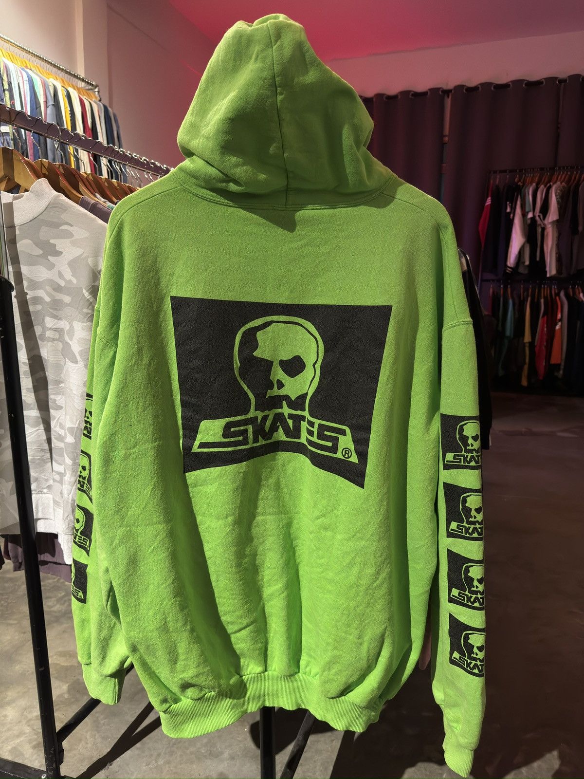 Vintage Skates Skullskates Hoodie Size US XL / EU 56 / 4 - 2 Thumbnail