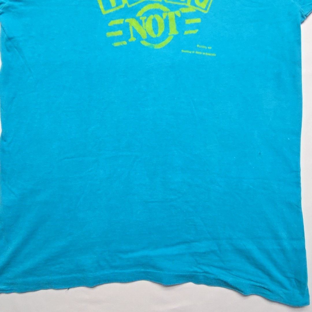 Fruit Of The Loom Vintage Young Not Shirt Graphic Tee Blue 90s XL USA Made Size US XL / EU 56 / 4 - 4 Thumbnail