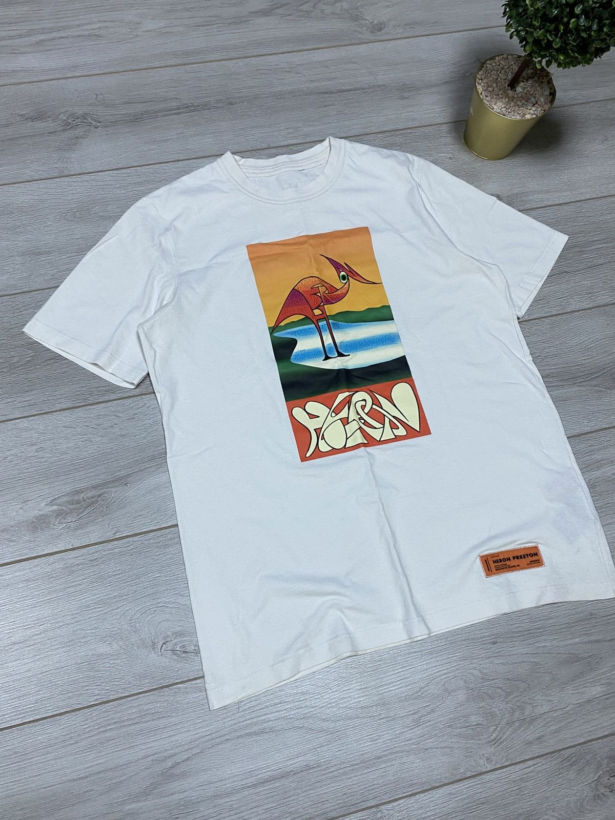 Heron Preston Heron Preston Abstract Graphic bird t-shirt Size US M / EU 48-50 / 2 - 3 Thumbnail