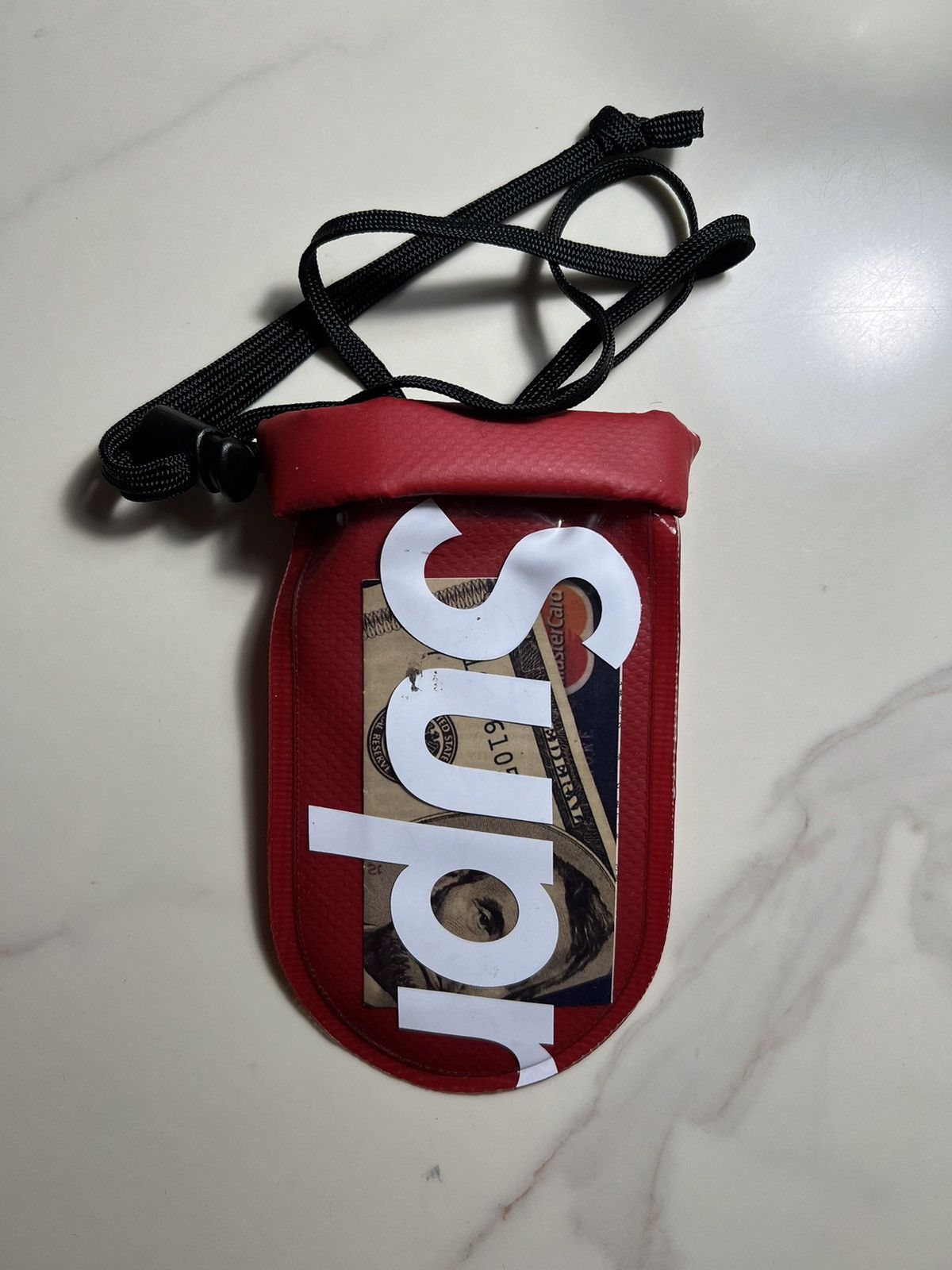 image of Supreme Sealline Small Red Pouch, Men's