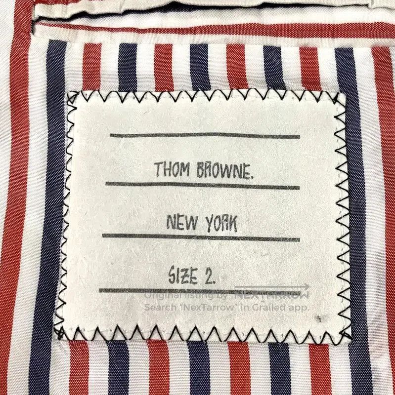 Thom Browne Thom Browne Color-Block Cotton Men's Jacket . Size US M / EU 48-50 / 2 - 6 Thumbnail