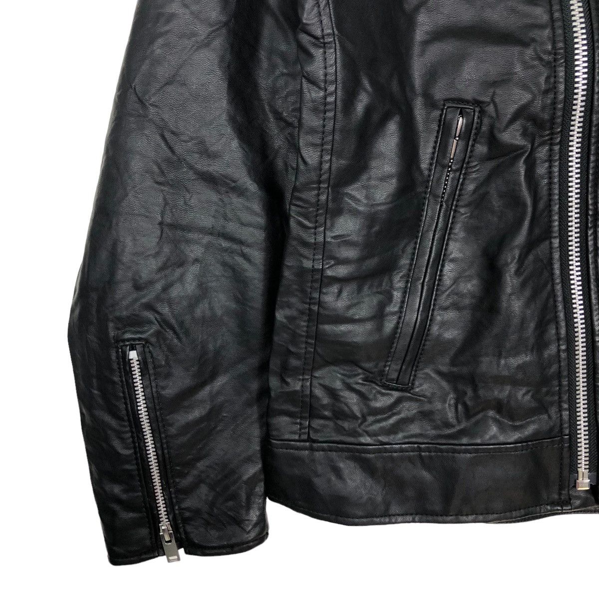 Japanese Brand 🔥Bondage Design Soft Leather Bomber Jacket Uniqlo Japan Size US M / EU 48-50 / 2 - 4 Thumbnail
