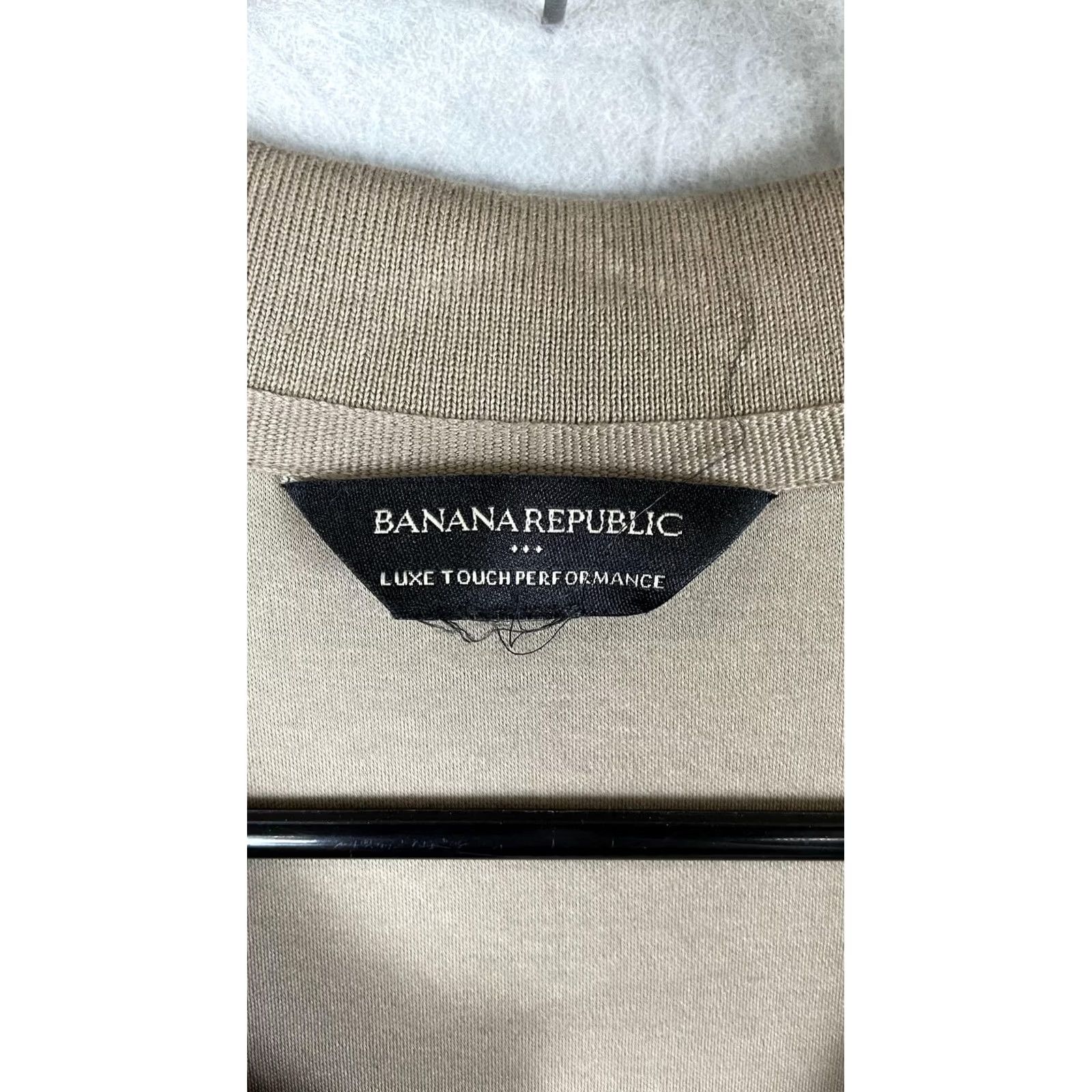 Banana Republic Banana Republic Sleepwear Shirt Mens 3XL Beige Luxe Touch Short Sleeve Pajama Size US XXL / EU 58 / 5 - 2 Thumbnail