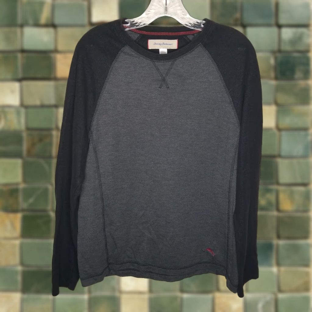 Tommy Bahama Tommy Bahama Pullover Shirt Men Size M Gray Long Sleeve Sweater Show Long Sleeve Top Modern Casual Christmas Resortwear Size US M / EU 48-50 / 2 - 1 Thumbnail