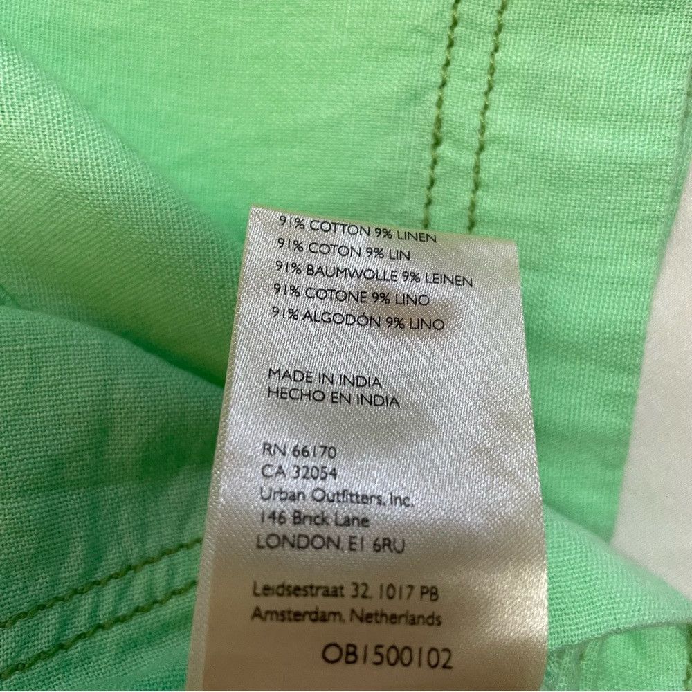 Free People NWT New Free People Honeydew Crop Green Blouse Size L Size L / US 10 / IT 46 - 8 Thumbnail