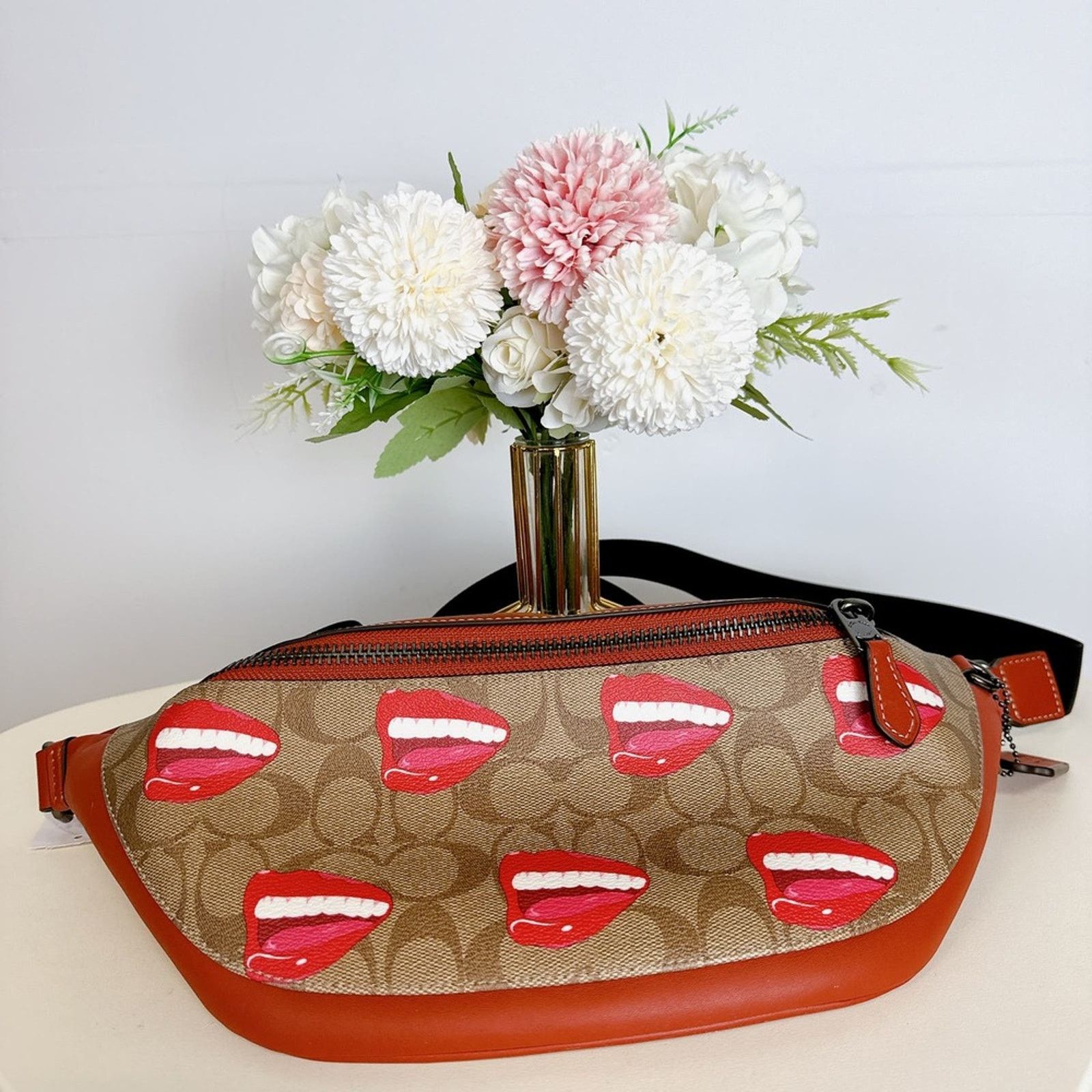 Coach Coach CQ085 Coach X Tom Wesselmann Warren Khaki Terracotta Size ONE SIZE - 2 Thumbnail