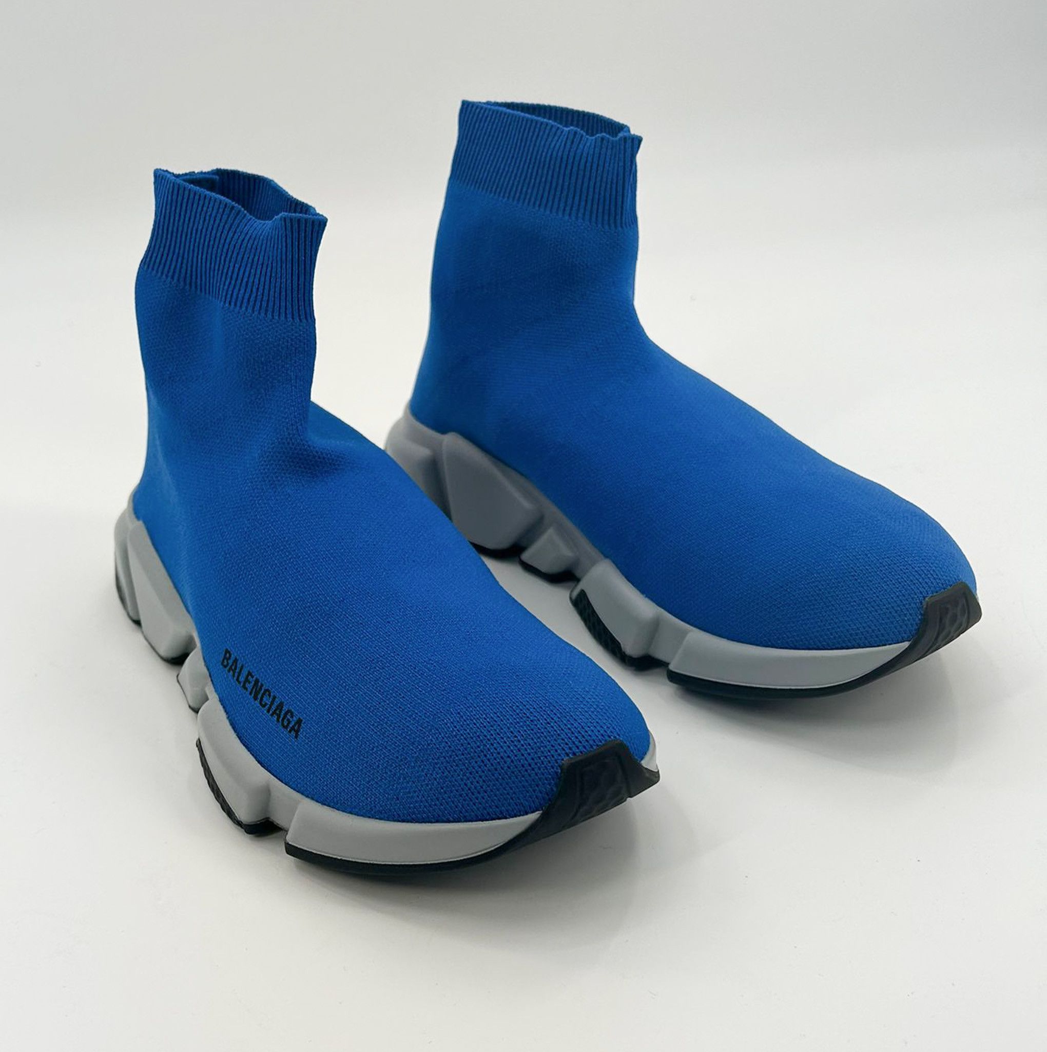 Balenciaga Balenciaga Mid Blue Speed Trainers Sneakers Size US 8 / EU 41 - 1 Thumbnail