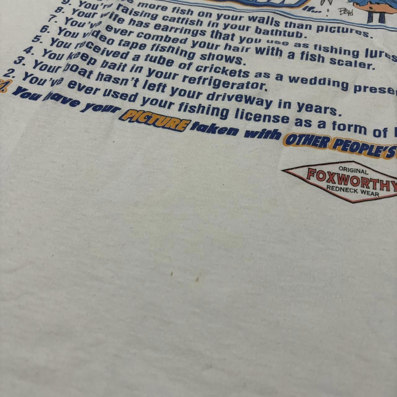Designer Vintage You Might Be A Redneck Fisherman T Shirt 00s XL Size US XL / EU 56 / 4 - 5 Thumbnail