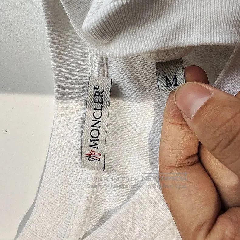 Moncler Moncler White Short Sleeve T. Size US M / EU 48-50 / 2 - 3 Thumbnail