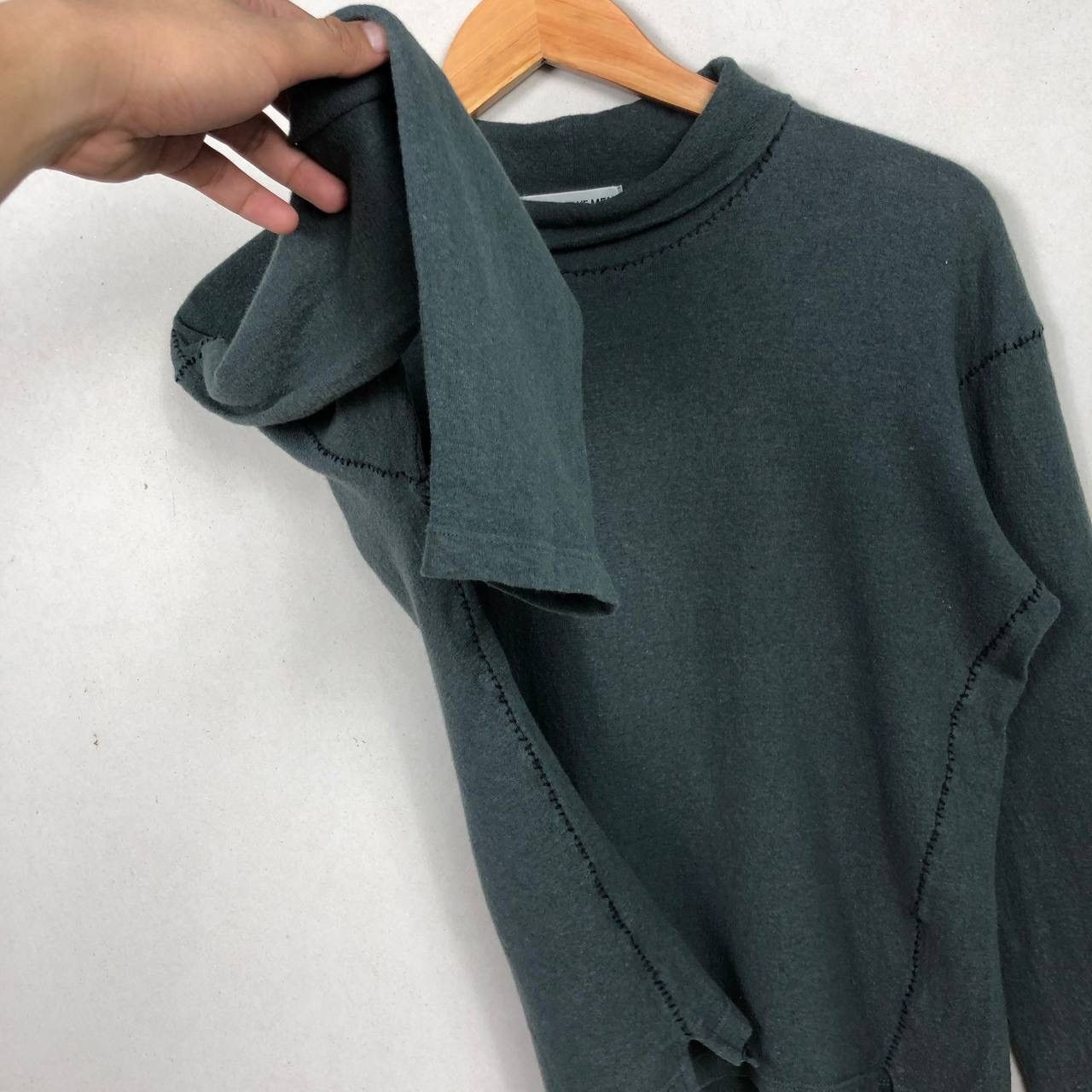 Issey Miyake Vintage Issey Miyake Men Tshirt Turtleneck Size US M / EU 48-50 / 2 - 6 Thumbnail