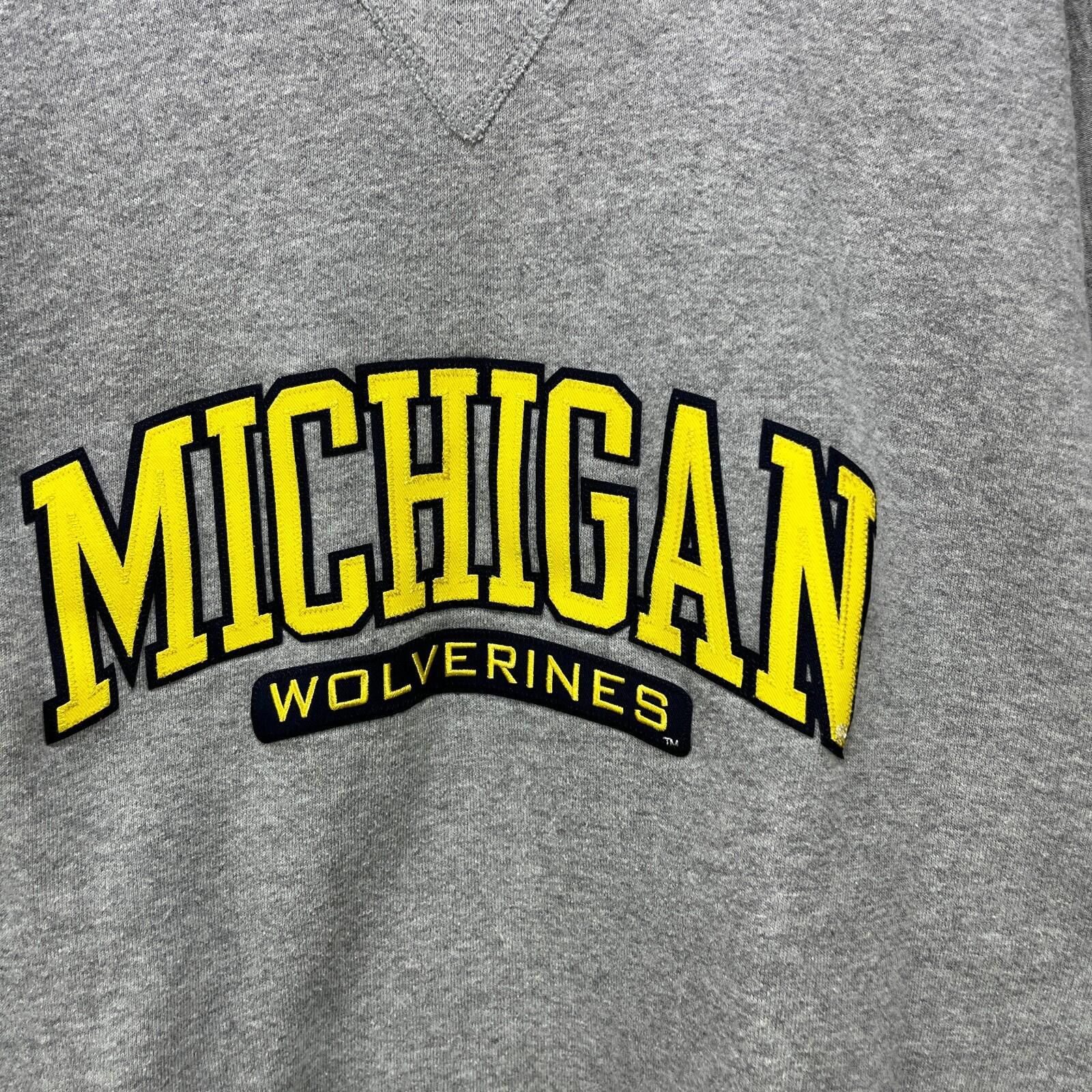 Other Vintage Michigan Wolverines Embroidered Sweatshirt XL Size ONE SIZE - 2 Thumbnail