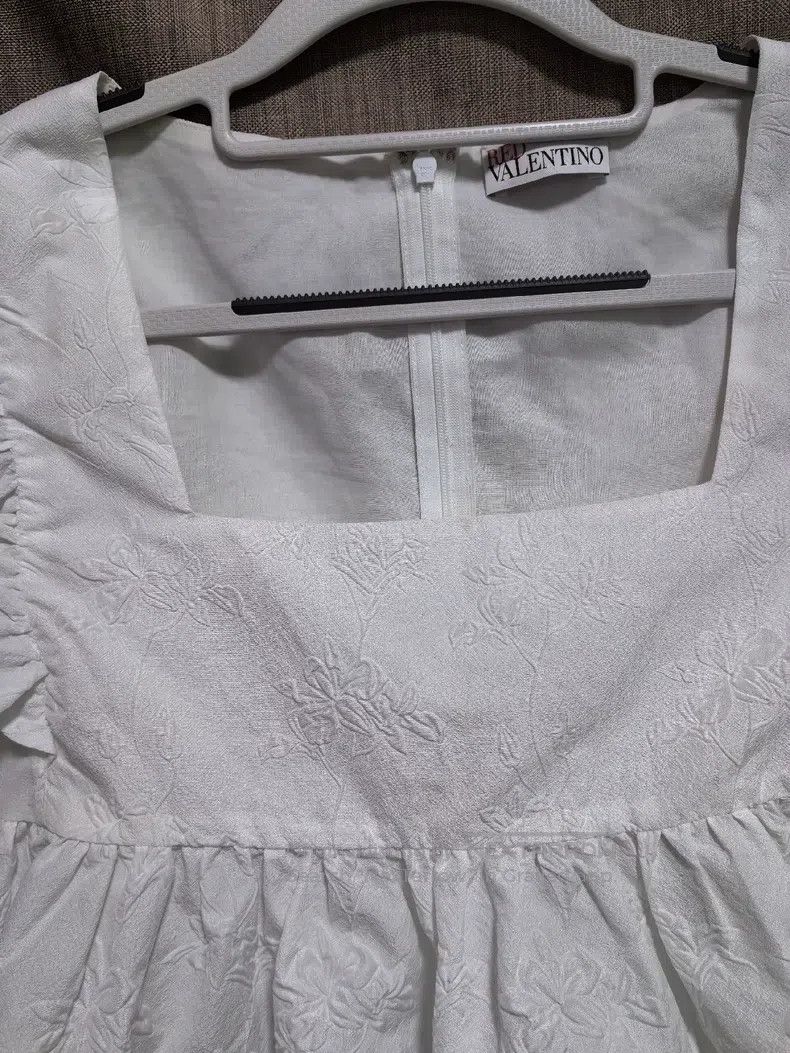 Valentino Valentino White jacquard fungus sleeveless set Size S / US 4 / IT 40 - 4 Thumbnail